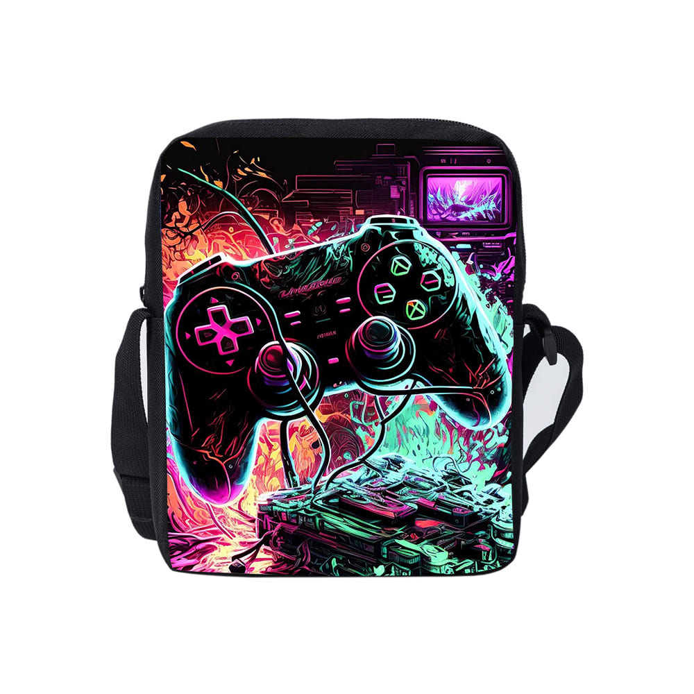 Game Storage Box - Крутая односторонняя сумка-мессенджер с геймпадом для