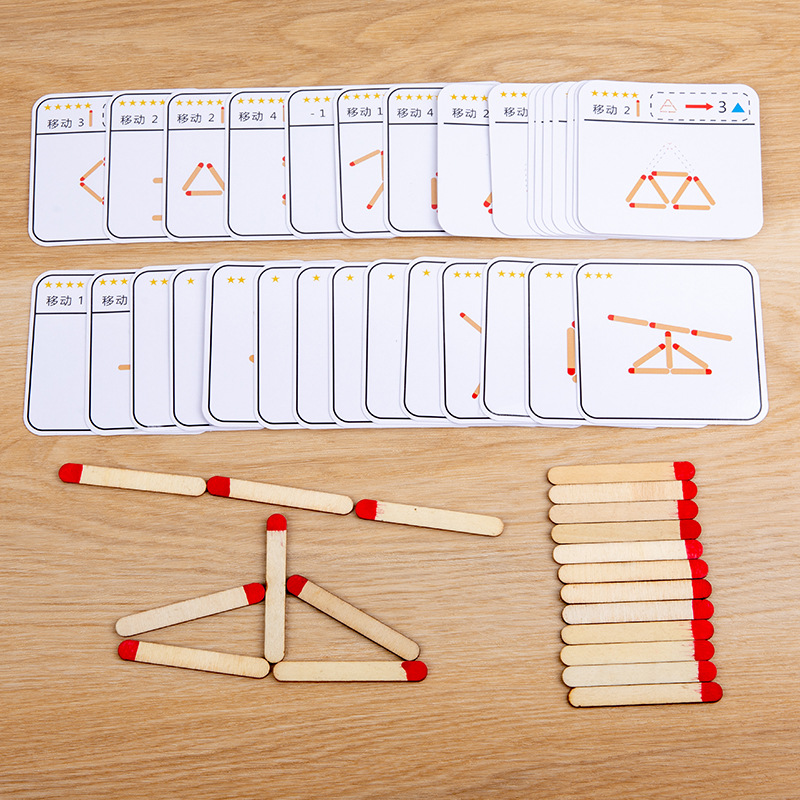 Монтессори спички головоломки  – обзор и цена Board Game Diy