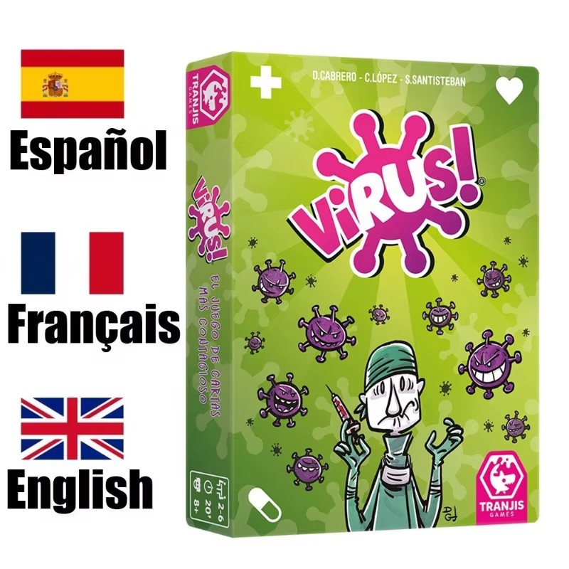 Новая интерактивная карточная  – обзор и цена Board Game Virus