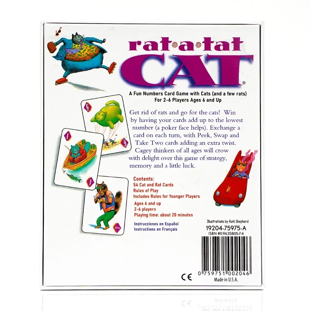 Настольная игра Rat A Tat Cat  – обзор и цена Board Game For 2 Players