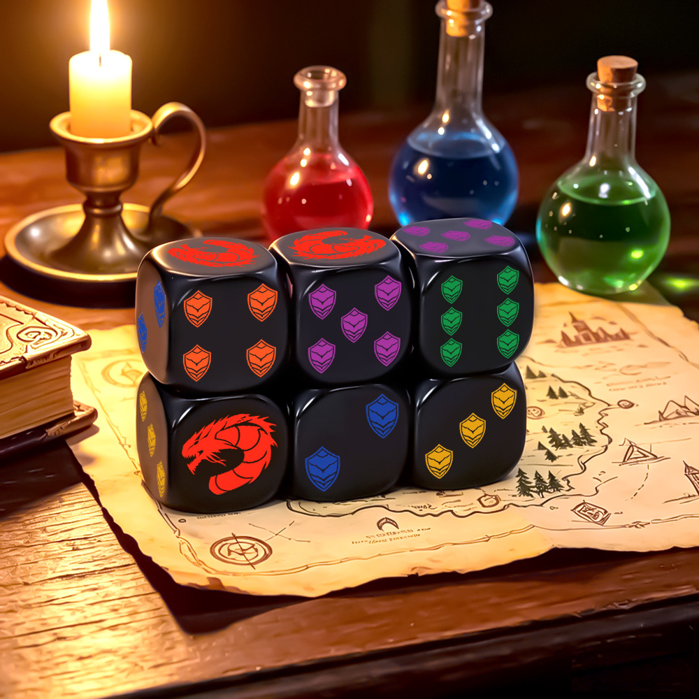 Набор из 6 многогранных кубико – обзор и цена Board Game Rpg