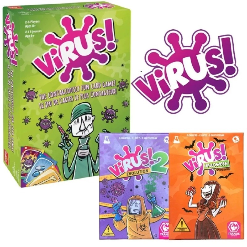 Могель Мотте Полилла Трампоса  – обзор и цена Board Game Virus